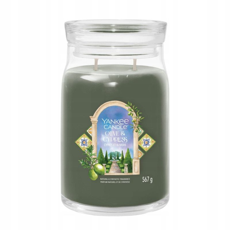 Yc Signature - świeca duża Olive & Cypress