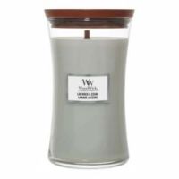 Świeca tradycyjna sojowa Lavender & Cedar Woodwick 1 szt.