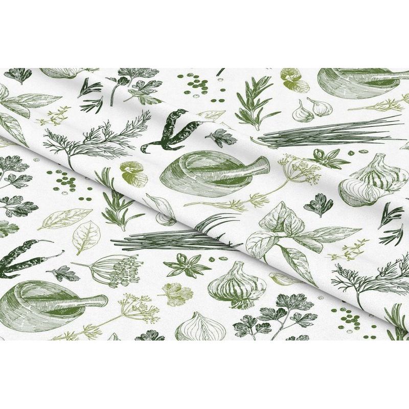Tkanina plamoodporna 140 cm obrusowa Warzywa - 1M