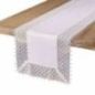 Gustowny Kremowy Bieżnik 60 x120 Z Piękną Gipiurą Gustowny Kremowy Bieżnik 60 x120 Z Piękną Gipiurą