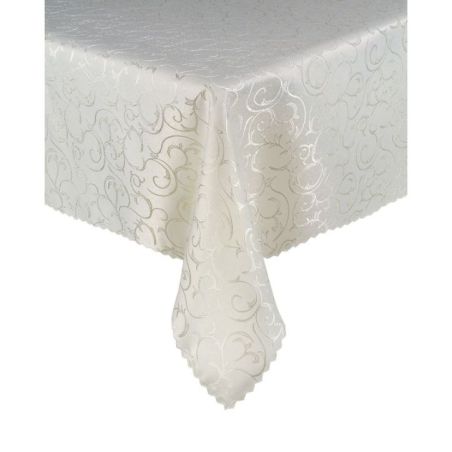 Obrus Plamoodporny Krem 140 x 260 Ornament Pnącza
