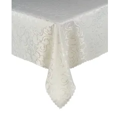 Obrus Plamoodporny Krem 140 x 240 Ornament Pnącza
