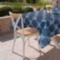 Obrus Garden 140 x 220 cm granatowy