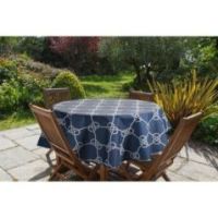 Obrus Garden o 150 cm granatowy