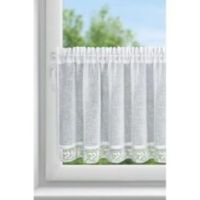 Firana gotowa Lari na taśmie 150 x 60 cm biały