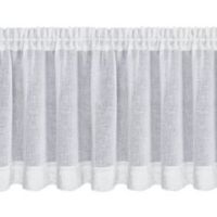 Firana gotowa Lari na taśmie 150 x 60 cm biały
