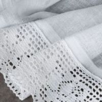 Firana gotowa Lari na taśmie 150 x 60 cm biały