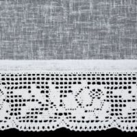 Firana gotowa Lari na taśmie 150 x 30 cm biały