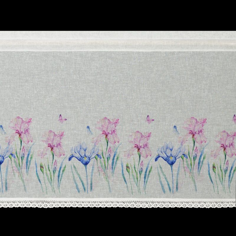 Firana gotowa Dolorez na taśmie 150 x 60 cm biały