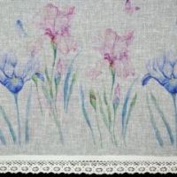 Firana gotowa Dolorez na taśmie 150 x 60 cm biały
