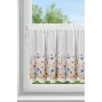 Firana gotowa Rozalie na taśmie 150 x 60 cm biały