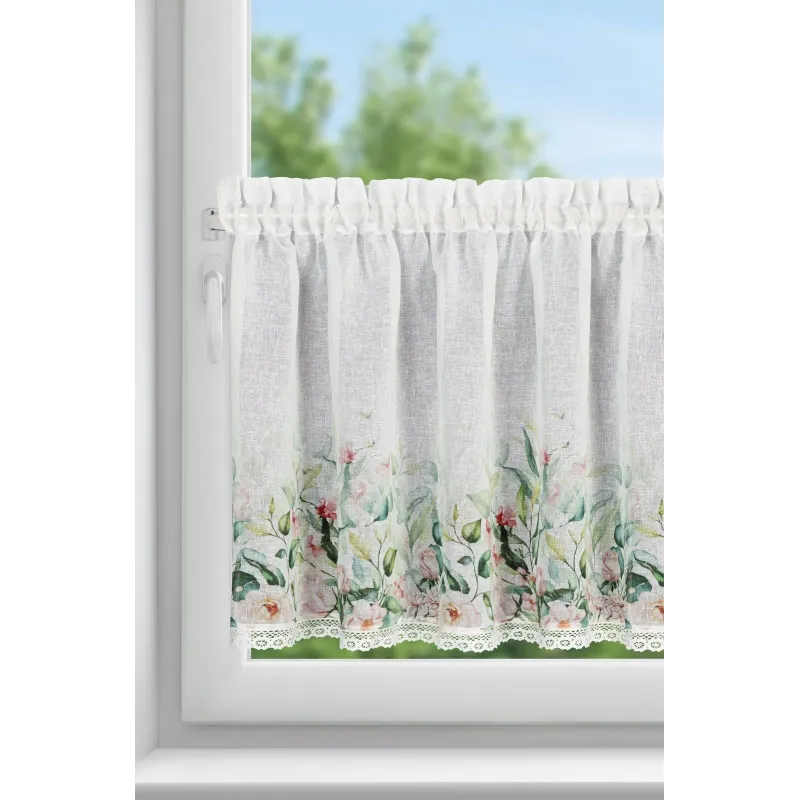 Firana gotowa Estera na taśmie 150 x 60 cm biały Firana gotowa Estera na taśmie 150 x 60 cm biały