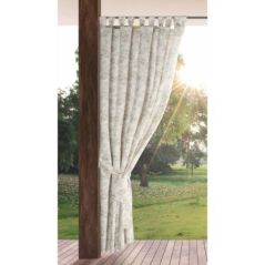Zasłona gotowa Garden 12 na szelkach 155 x 260 cm kremowy