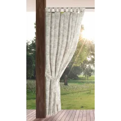 Zasłona gotowa Garden 12 na szelkach 155 x 260 cm kremowy