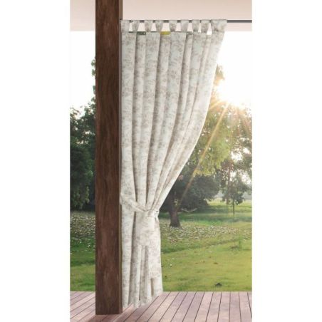 Zasłona gotowa Garden 12 na szelkach 155 x 260 cm kremowy