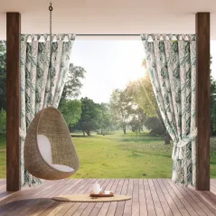 Zasłona gotowa Garden 7 na szelkach 155 x 240 cm beżowy