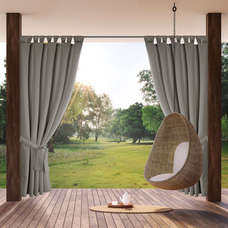 Zasłona gotowa Garden2 na szelkach 155 x 240 cm srebrny