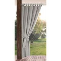 Zasłona gotowa Garden na szelkach 155 x 220 cm srebrny