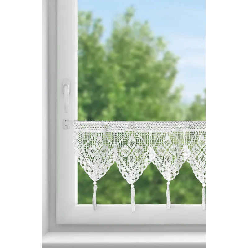 Firana gotowa Martha na taśmie 150 x 30 cm biały Firana gotowa Martha na taśmie 150 x 30 cm biały