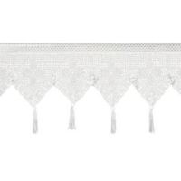 Firana gotowa Martha na taśmie 150 x 30 cm biały