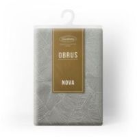 Obrus Isla 140 x 300 cm srebrny