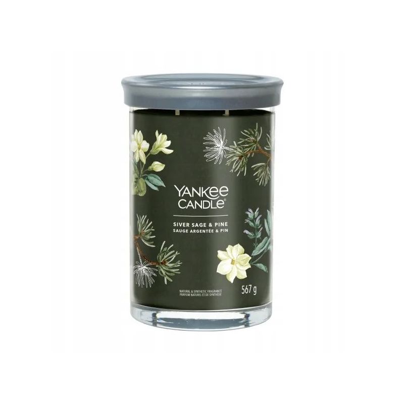 Świeca zapachowa Yankee Candle Signature tumbler 2 knoty Silver Sage&Pine