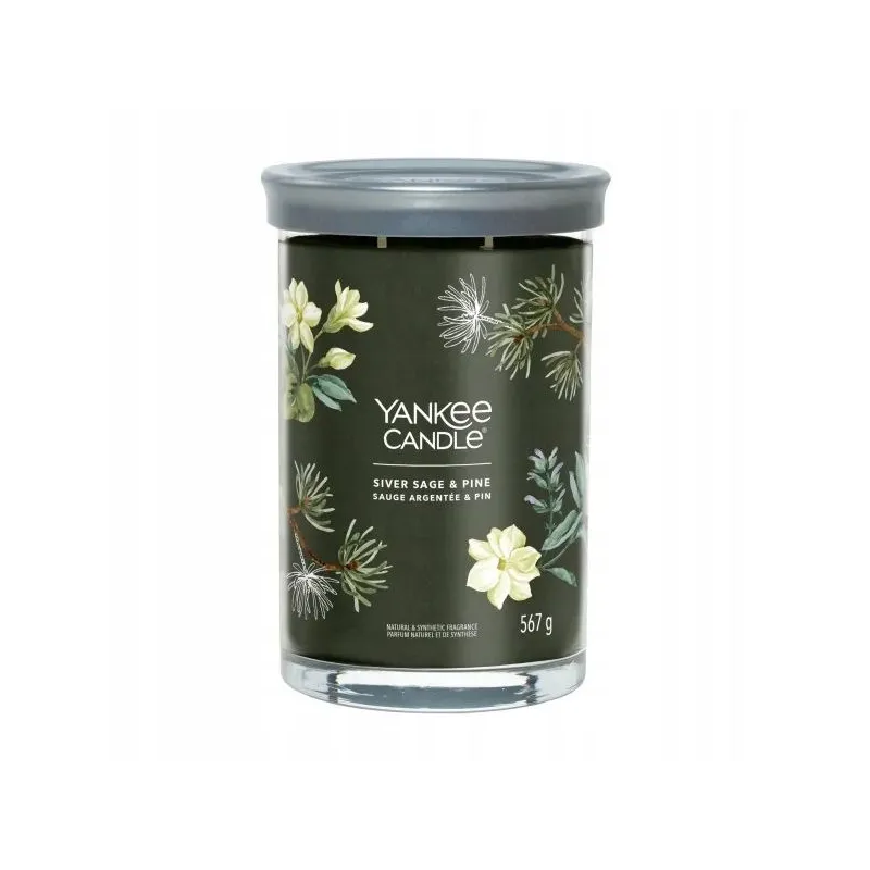 Świeca zapachowa Yankee Candle Signature tumbler 2 knoty Silver Sage&Pine Świeca zapachowa Yankee Candle Signature tumbler 2 knoty Silver Sage&Pine