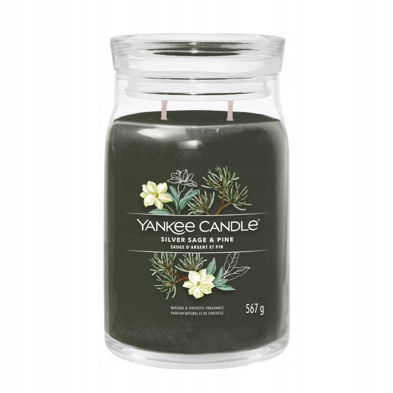 Świeca Yankee Candle Signature Silver Sage & Pine