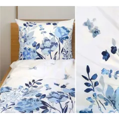 Komplet pościeli 140x200 Bawełna Premium Błękit