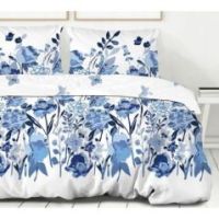 Komplet pościeli 140x200 Bawełna Premium Błękit