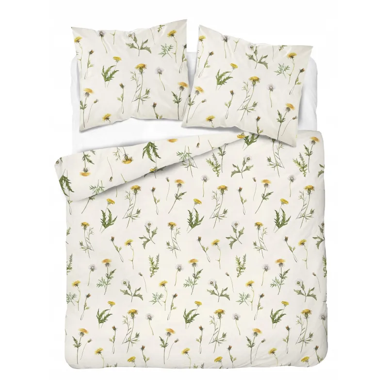 Pościel kremowa kwiaty dmuchawce boho 180x200 bawełniana elegancka matowa Pościel kremowa kwiaty dmuchawce boho 180x200 bawełniana elegancka matowa