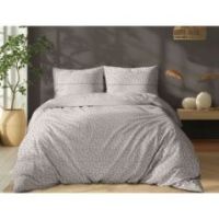 Detexpol Pościel bawełniana w kwiaty beżowa 5336B 180x200cm 100% bawełna