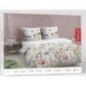 Pościel z bawełny bawełna 100% 160x200 łąka kwiaty zielono biała 5341 Pościel z bawełny bawełna 100% 160x200 łąka kwiaty zielono biała 5341