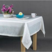 Obrus Teflonowy z Ornamentem 140 x 220 Laura Krem