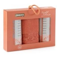 Komplet ściereczek Zwoltex kuchennych Jarzębina pomarańczowa 3szt.