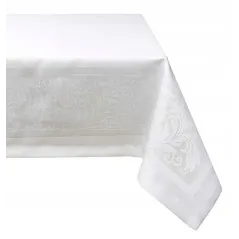 Obrus Teflonowy z Ornamentem 140 x 240 Laura Biały