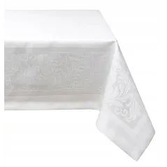 Obrus Teflonowy z Ornamentem 90 x 160 Laura Biały