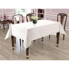 Obrus Teflonowy z Ornamentem 90 x 160 Laura Biały