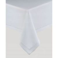 Obrus z Mereżką Biały 90 x 160 Prosty i Elegancki