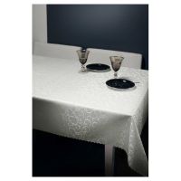 Obrus Plamoodporny Krem 140 x 200 Ornament Pnącza