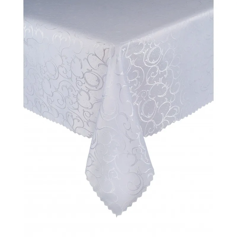 Obrus Plamoodporny Biały 120 x 220 Ornament Pnącza Obrus Plamoodporny Biały 120 x 220 Ornament Pnącza