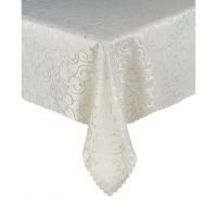 Obrus Plamoodporny Krem 140 x 350 Ornament Pnącza