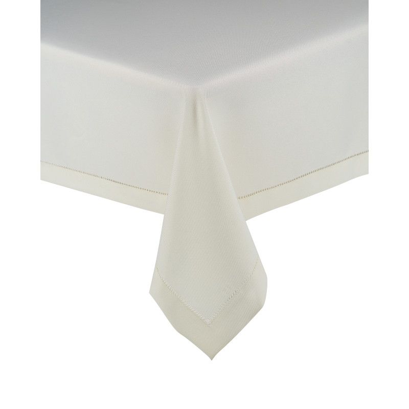 Obrus z Mereżką Kremowy 110x160 Prosty i Elegancki