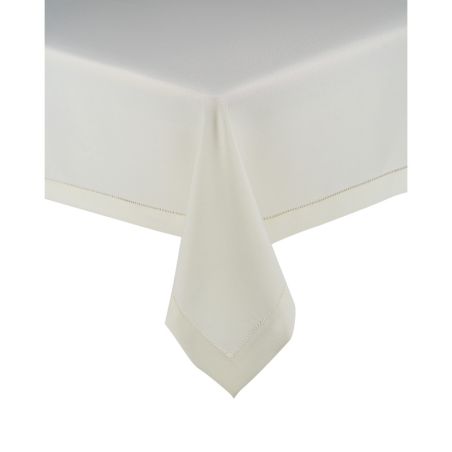 Obrus z Mereżką Kremowy 140x240 Prosty i Elegancki