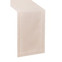 Bieżnik z Mereżką Beżowy 40x140 Prosty i Elegancki