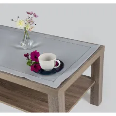 Bieżnik z Mereżką Szary 60x120 Prosty i Elegancki