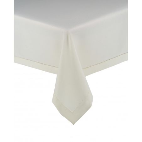 Obrus z Mereżką Kremowy 90x160 Prosty i Elegancki