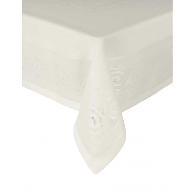 Obrus Elegancki Teflonowy 140 x 260 Bello Kremowy
