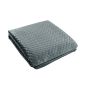 Narzuta Velvet 170x210 Na Sofę Ciemno Szara