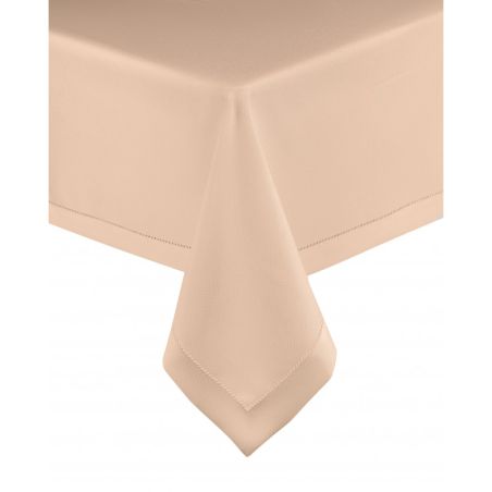 Obrus z Mereżką Beżowy 140x280 Prosty i Elegancki